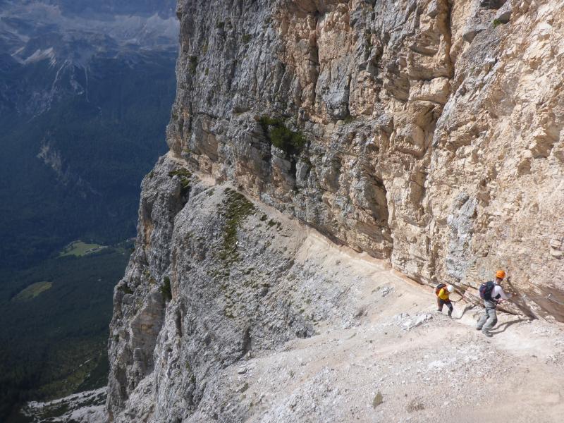 Pre-race training in the Dolomites
