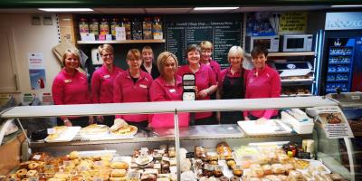 Cornhill Village Shop girls raising funds for BSARU